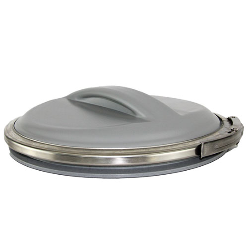 Mannloch&nbsp; aus PPs ohne Stutzen, Deckel aus PPs, mit neuer Griffform